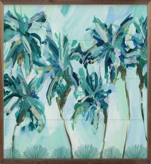 Bright Palms No 2 By Emily Wood